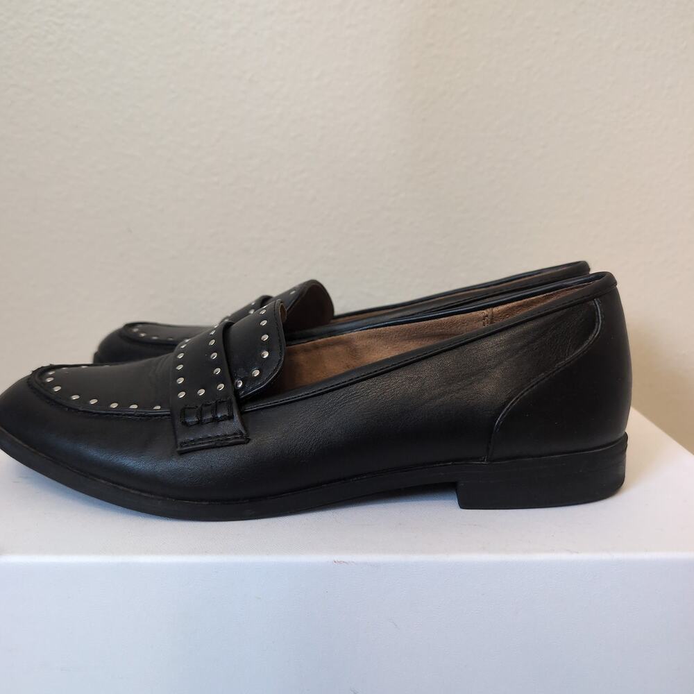 Studded Slip On Penny Loafers Punk